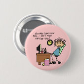 ユーモアを最初に訂正して下さい 缶バッジ (正面&裏面)