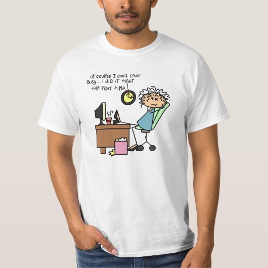 ユーモアを最初に訂正して下さい Tシャツ (正面)