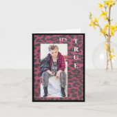 ユーモアを込めて 彼女はやり遂げた カード (黄色い花)