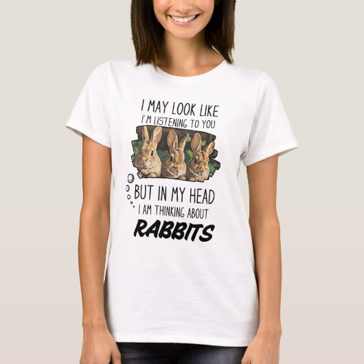 ユーモアウサギラバー Tシャツ (正面)