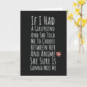 ユーモアオタクのための面白いアニメカード 彼氏、男子、ティーン、ボーイズに最適 カード (黄色い花)