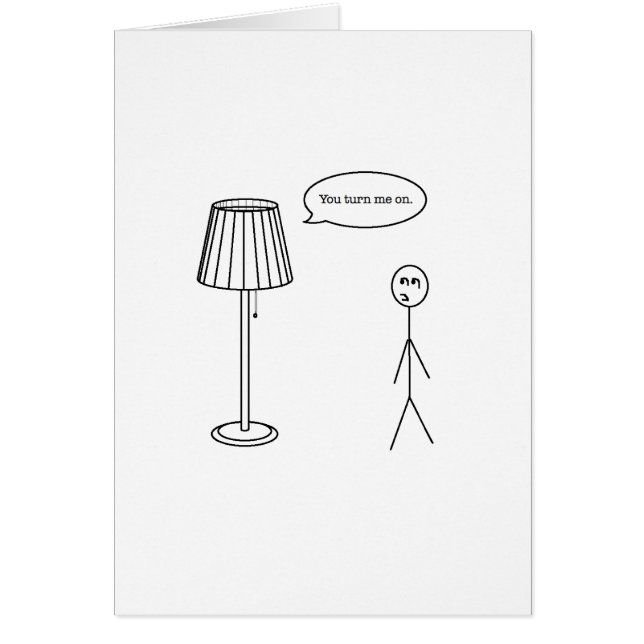 ユーモアカードの私を回します (正面)