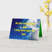 ユーモアカード カード (黄色い花)