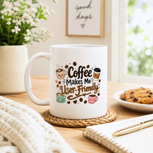 ユーモアコーヒーで私は親切になります コーヒーマグカップ