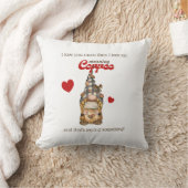 ユーモアコーヒー引用文格言おもしろいバレンティンズデイギフト クッション (ブランケット)