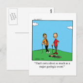 ユーモアゴルフ ポストカード (正面/裏面)