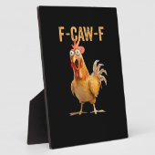 ユーモアチキン面白ネタ F-Caw-F フォトプラーク (側面)