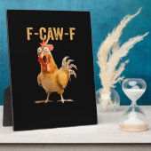 ユーモアチキン面白ネタ F-Caw-F フォトプラーク (側面)