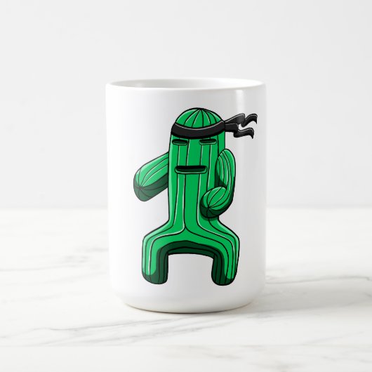 ユーモアニンジャカクタスアニメ コーヒーマグカップ (中央)