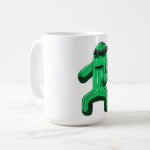 ユーモアニンジャカクタスアニメ コーヒーマグカップ (正面左)