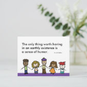 ユーモアハガキ ポストカード (スタンド正面)