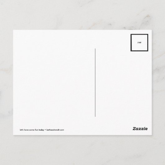 ユーモアハガキ ポストカード (裏面)