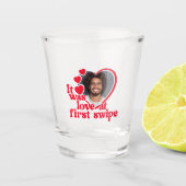ユーモアラブハート写真 ショットグラス (正面)