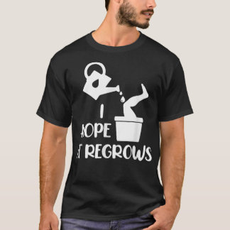 ユーモア切断が再おもしろい生することを願うD Tシャツ