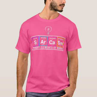ユーモア化学の主な要素先生Teachi Tシャツ