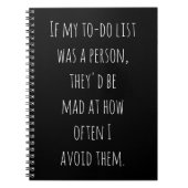 ユーモア名言 ノート 怠け者へのプレゼント 笑い (正面)