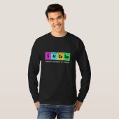 ユーモア周期要素周期の主要要素 Tシャツ (正面フル)