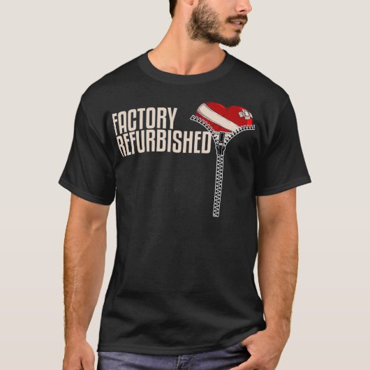 ユーモア工場再生ギフト オープンハートサージェリー Tシャツ (正面)
