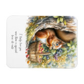 ユーモア引用文おもしろい水の色のバレンタインデイギフト マグネット (横)