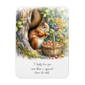 ユーモア引用文おもしろい水の色のバレンタインデイギフト マグネット (縦)