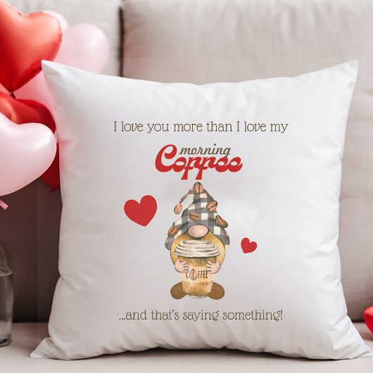 ユーモア引用文格言コーヒーバおもしろいレンティーンズデイギフト クッション