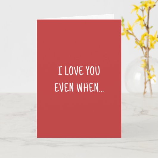 ユーモア愛する映画のジョークおもしろいバレンタインデー カード (黄色い花)