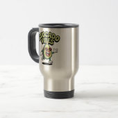 ユーモア満載のアボカド サングラス トラベルマグ (正面左)