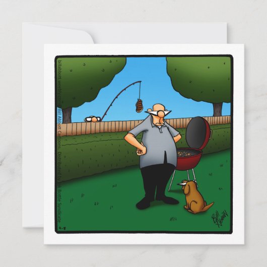 ユーモア満載のバーベキュー招待状 スペクティクル 招待状 (正面)