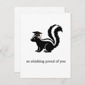 ユーモア満載の卒業カード あなたがとっても自慢なの シーズンカード (正面/裏面)