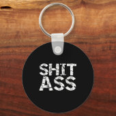 ユーモア満載の名言 ギャグ プレゼント ジョーク メンズ 皮肉屋 キーホルダー (正面)