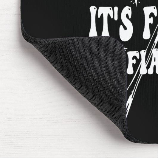 ユーモア満載の婚約者と結婚式の魔法の杖 マウスパッド (コーナー)