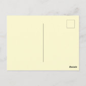 ユーモア満載の誕生日おめでとうビッグフット・サスクワッチ ポストカード (裏面)