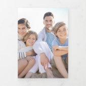 ユーモア満載の「全ては穏やかではない」フォトコラージュ 三つ折りクリスマスカード (カバー)