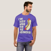ユーモア満載 ホットドッグ大好き Tシャツ (正面フル)