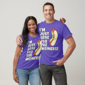ユーモア満載 ホットドッグ大好き Tシャツ (ユニセックス)