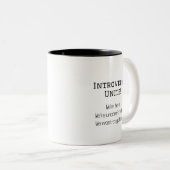 ユーモア満載！内向型の人々の名言 ツートーンマグカップ (正面右)