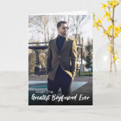 ユーモア満載 - 挨拶で虜に - バレンタインデーの写真 カード (黄色い花)