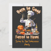 ユーモア満載!料理が生まれつき、でも幽霊に強制的に 招待状 (正面)