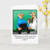 ユーモア溢れるお見舞いグリーティングカード カード (黄色い花)