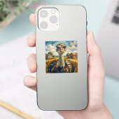 ユーモア溢れるインパスト鶏の牧場 シール (スマートフォン)