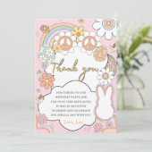 ユーモア溢れるイースター誕生日パーティー感謝カード 招待状 (スタンド正面)