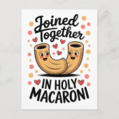 ユーモア溢れるウェディング・結婚・婚約 ポストカード (正面)