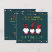 ユーモア溢れるクリスマスパンのある chill する 仲間たち | In 招待状 (正面/裏面)