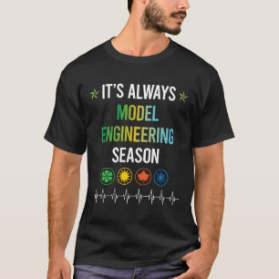 ユーモア溢れるシーズンモデルエンジニアリングエンジニア Tシャツ