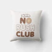 ユーモア溢れるスローライフと怠惰な日 クッション (裏面)