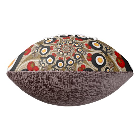 ユーモア溢れるフードアート - トマトと卵 アメリカンフットボール (回転270)