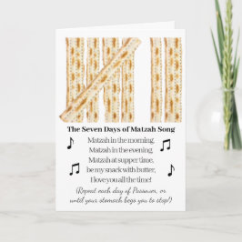 ユーモア溢れるペサハ（過越祭）　ペサハの７日間 カード