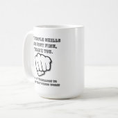 ユーモア溢れるマグカップ コーヒーマグカップ (正面左)