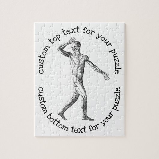 ユーモア溢れるレトロな人体解剖学 クッキングに夢中 ジグソーパズル (縦)