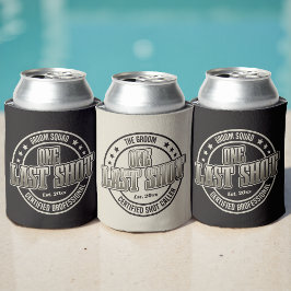ユーモア溢れるヴィンテージ タイポグラフィ グルームズマン バチェラーパーティ 缶クーラー